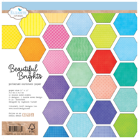 Elizabeth Craft Designs - Bugs And Butterflies Collection - 12 x 12 Paper Pack - Beautiful Brights