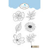 Elizabeth Craft Designs - Clear Photopolymer Stamps - Garden Flowers