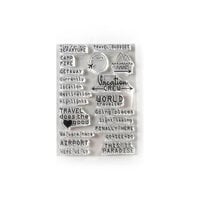 Elizabeth Craft Designs - Time To Travel Collection - Clear Photopolymer Stamps - Adventure Awaits