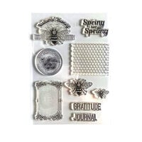 Elizabeth Craft Designs - Everythings Blooming Collection - Clear Photopolymer Stamps - Honeybee