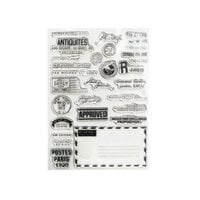 Elizabeth Craft Designs - You've Got Mail Collection - Clear Photopolymer Stamps - Correspondence From The Past 01