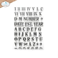 Elizabeth Craft Designs - Clear Photopolymer Stamps - Roman Numerals with Alpha