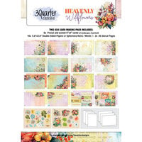 3Quarter Designs - Heavenly Wildflowers Collection - Card Kit