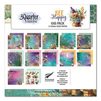 3Quarter Designs - Be Happy Collection - 6 x 6 Paper Pack