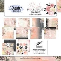 3Quarter Designs - Blush Indulgence Collection - 6 x 6 Paper Pack
