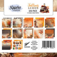 3Quarter Designs - Falling Leaves Collection - Packs - 6 x 6 Paper Pack