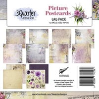 3Quarter Designs - Picture Postcard Collection - 6 x 6 Paper Pack