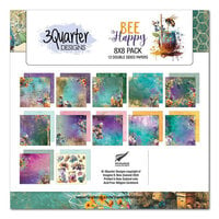 3Quarter Designs - Be Happy Collection - 8 x 8 Paper Pack