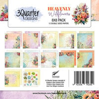 3Quarter Designs - Heavenly Wildflowers Collection - 8 x 8 Paper Pack