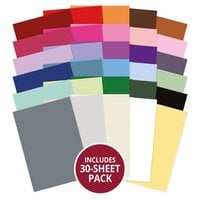 Hunkydory - A4 Paper Pad - Adorable Scorable Selection - Core Colorways