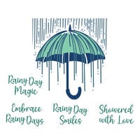 Couture Creations - Parkside Crafts - Stencils - Rainy Day Magic