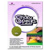 Ecstasy Crafts - Sticky Specks - A4 Micro Adhesive Sheets - 4 Pack