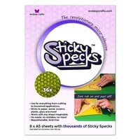 Ecstasy Crafts - Sticky Specks - A5 Micro Adhesive Sheets - 8 Pack