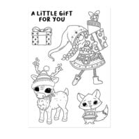 Hunkydory - Gnome For Christmas Collection - Clear Photopolymer Stamps - A Little Gift