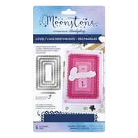 Hunkydory - Moonstone Dies - Lovely Lace Nesting Dies - Rectangles