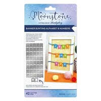 Hunkydory - Moonstone Dies - Banner Bunting Alphabet and Numbers