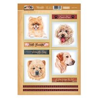 Hunkydory - Card Topper Sheet - Lend a Paw