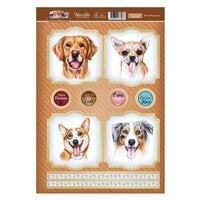 Hunkydory - Card Topper Sheet - You're Pawsome