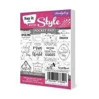 Hunkydory - Say It With Style Pocket Pads - For The Ladies