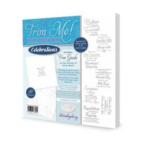 Hunkydory - Trim Me - Foiled Insert Pad - Celebrations Silver