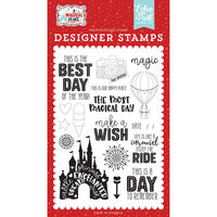 Echo Park - A Magical Place Collection - Clear Photopolymer Stamps - Our Happy Place