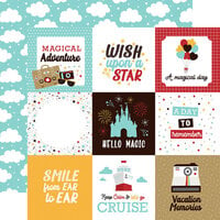 Echo Park - A Magical Voyage Collection - 12 x 12 Double Sided Paper - 4 x 4 Journaling Cards