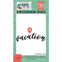 Echo Park - Away We Go Collection - Designer Dies - Vacation Pin