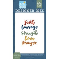 Echo Park - Bible Stories Collection - Designer Dies - Faith and Courage Words
