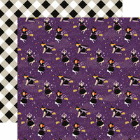 Echo Park - Bewitched Collection - Halloween - 12 x 12 Double Sided Paper - Wicked Witches