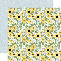 Echo Park - Bee Happy Collection - 12 x 12 Double Sided Paper - Happy Floral