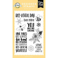 Echo Park - Bee Happy Collection - Clear Photopolymer Stamps - Hive Rules