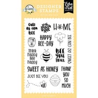 Echo Park - Bee Happy Collection - Clear Photopolymer Stamps - Cute As Can Bee
