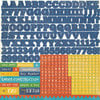 Echo Park - A Boy's Life Collection - 12 x 12 Cardstock Stickers - Alphabet