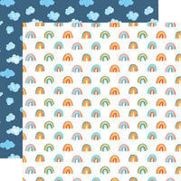 Echo Park - Bible Stories Collection - Noah's Ark - 12 x 12 Double Sided Paper - Rainbow After Rain