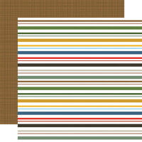 Echo Park - Bible Stories Collection - Noah's Ark - 12 x 12 Double Sided Paper - Seven Day Stripes