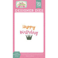 Echo Park - A Birthday Wish Girl Collection - Designer Dies - Happy Birthday Crown
