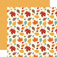 Echo Park - Celebrate Autumn Collection - 12 x 12 Double Sided Paper - Falling Leaves
