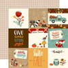 Echo Park - Celebrate Autumn Collection - 12 x 12 Double Sided Paper - 4 x 4 Journaling Cards