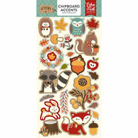 Echo Park - Celebrate Autumn Collection - Chipboard Stickers - Accents