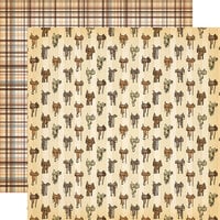 Carta Bella Paper - Cowboys Collection - 12 x 12 Double Sided Paper - Saddle Up