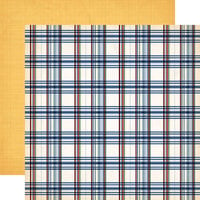 Carta Bella Paper - Gone Fishing Collection - 12 x 12 Double Sided Paper - Cast Away Plaid