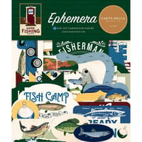 Carta Bella Paper - Gone Fishing Collection - Ephemera - Gone Fishing Ephemera