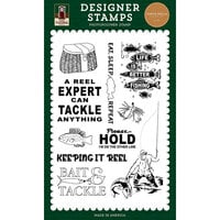 Carta Bella Paper - Gone Fishing Collection - Clear Photopolymer Stamps - Keeping It Reel