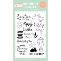 Carta Bella Paper - Here Comes Easter Collection - Clear Photopolymer Stamps - Basket Full Of Love