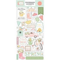 Carta Bella Paper - Here Comes Spring Collection - Chipboard Embellishments - Accents