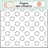 Carta Bella Paper - Here Comes Spring Collection - 6 x 6 Stencils - Geometric Beauty