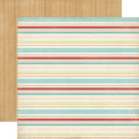 Carta Bella Paper - Roll With It Collection - 12 x 12 Double Sided Paper - Sweet Stripes