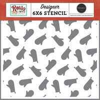 Carta Bella Paper - Roll With It Collection - 6 x 6 Stencils - Oven Mitts