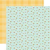 Carta Bella Paper - Sunflower Summer Collection - 12 x 12 Double Sided Paper - Busy Bees