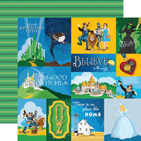 Carta Bella Paper - Wizard Of Oz Collection - 12 x 12 Double Sided Paper - Multi Journaling Cards